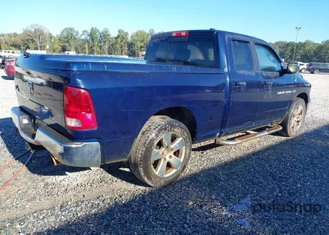2012 Ram 1500 Slt from USA, damaged, VIN 1C6RD6GT8CS204849